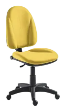 444/MEK židle kancelářská, koženka AN 036 - koženka žlutá